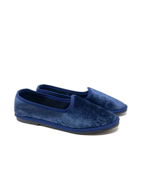 Friulana-Slipper aus Wildleder IL LACCIO | FRIU/COCOVELLUTONAVY BLU